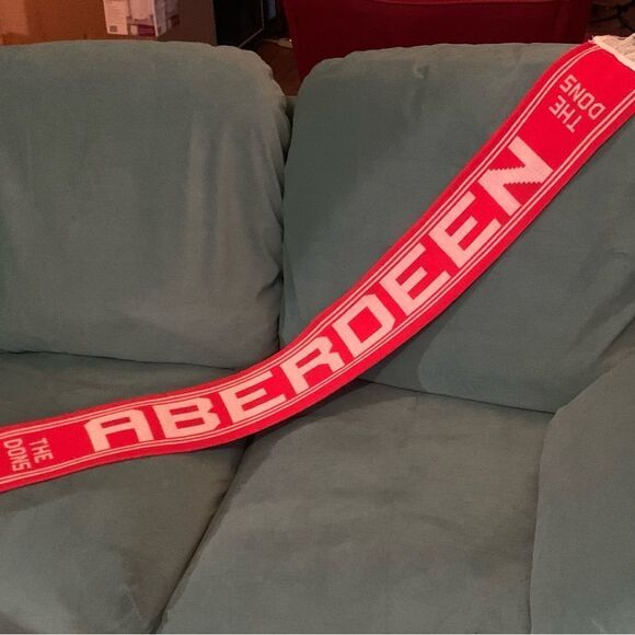 Vintage ABERDEEN FC Bar Scarf - Picture 11 of 11